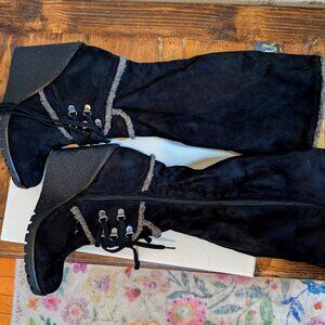 Vintage Loft Faux Suede Boots